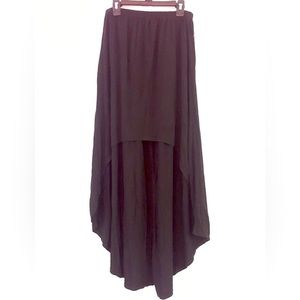 Forever 21 Black High Low Skirt